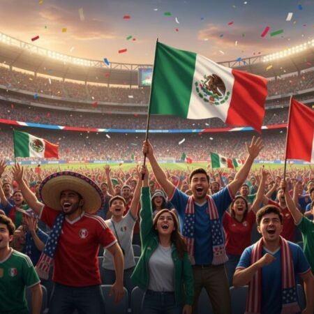Afición en México, EE.UU. y Canadá para Mundial 2026